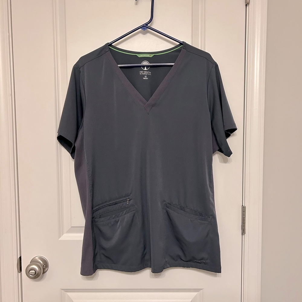 Healing Hands Women's Mariah Rib Trim Scrub Top